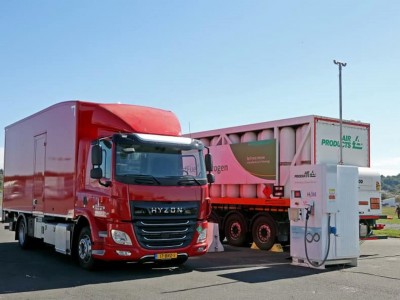 Occitanie : un camion à hydrogène en démo à Albi