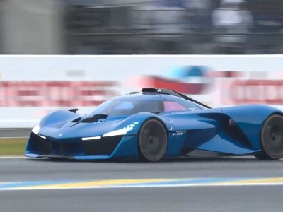 La voiture à moteur hydrogène d'Alpine fait le show aux 24 Heures du Mans