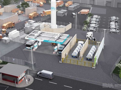 Pour sa station hydrogène géante, H2 Mobility mise sur des technologies inédites