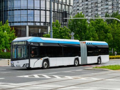 Des bus articulés à hydrogène Solaris pour Belfort