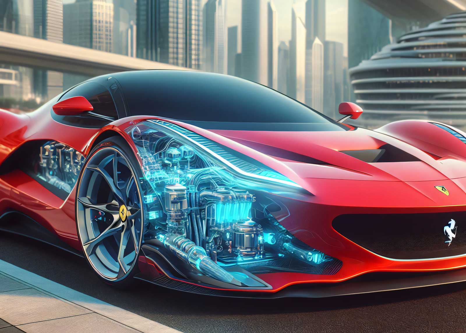 Fin du thermique : Ferrari mise gros sur le moteur hybride hydrogène